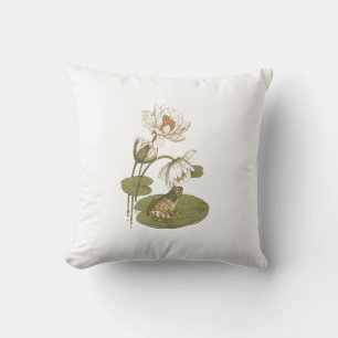 Frog Lover in Seersucker American MoJo Pillows Kissen
