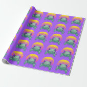FROG lustiges Wrapper Geschenkpapier (Ungerollt)