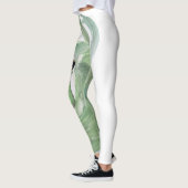 Frog Magic Spaß Watercolor Froggy Leggings (Links)