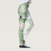 Frog Magic Spaß Watercolor Froggy Leggings (Rechts)