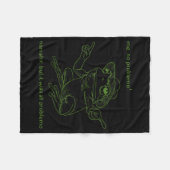 Frog Me No Problemo Narrator But It Was All Proble Fleecedecke (Vorderseite (Horizontal))