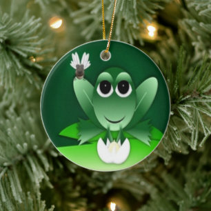 Frog Merchandise Geschenke Keramik Ornament