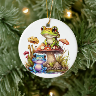 Frog Merchandise Geschenke Keramik Ornament