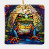 Frog Merchandise Geschenke Keramikornament (Vorderseite)