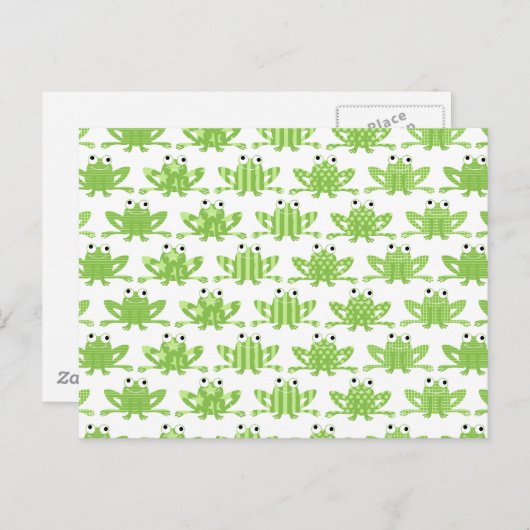Frog Merchandise Geschenke Postkarte (Vorne/Hinten)