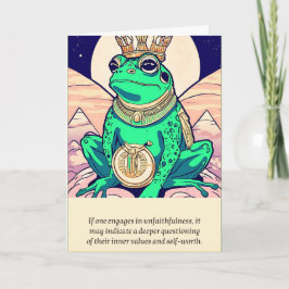 frog message happy birthday karte
