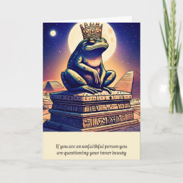 frog message happy birthday karte