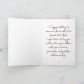 frog message happy birthday karte (Innenseite)