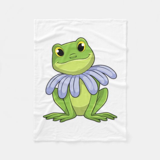 Frog mit Daisy Fleecedecke (Vorderseite)