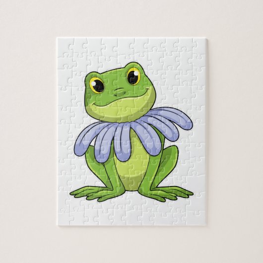 Frog mit Daisy Puzzle (Vertikal)