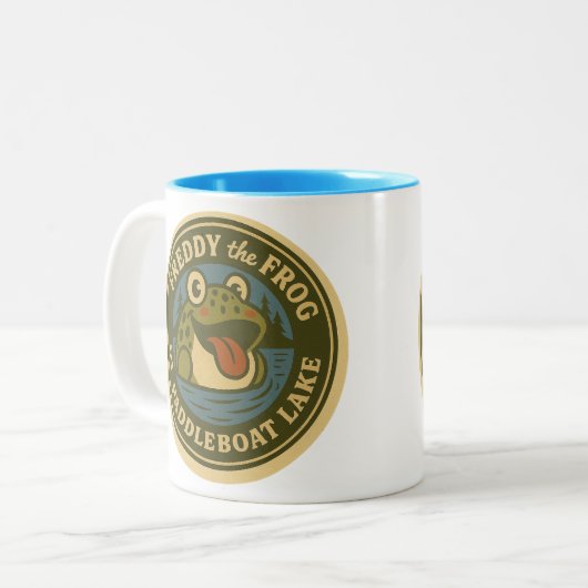 Frog Mug- Zweifarbige Tasse (Vorderseite Links)