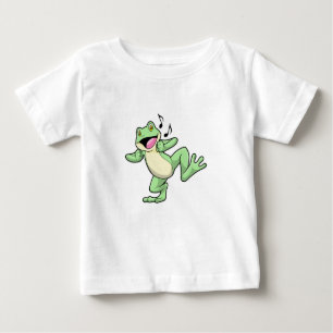 Frog Music Dance Baby T-shirt