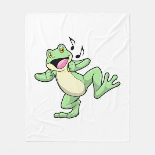 Frog Music Dance Fleecedecke