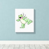 Frog Music Dance Leinwanddruck (Insitu (Holzboden))