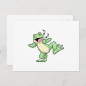 Frog Music Dance Postkarte (Vorne/Hinten)