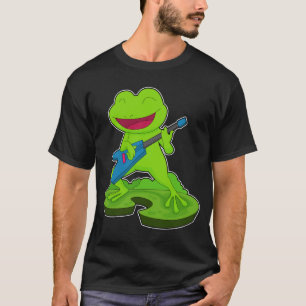 Frog Musician Gitarre T-Shirt