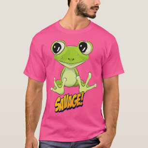 Frog Niedlich Kawaii Toon T-Shirt