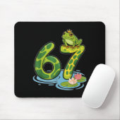 Frog Number 67 Or 67th Birthday Cool Meme Six Seve Mousepad (Mit Mouse)