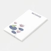 Frog on a Lily Leaf Personalized Post-it Klebezettel (angewinkelt)