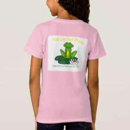 Frog on a Lily Pad Kid's Pink  T-Shirt