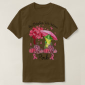Frog On October We Wear Pink Autumn Fall Breast Ca T-Shirt (Design vorne)