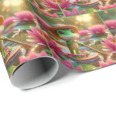 Frog Paddeln eines Drehend Flops Geschenkpapier (Rolleneckpunkt)