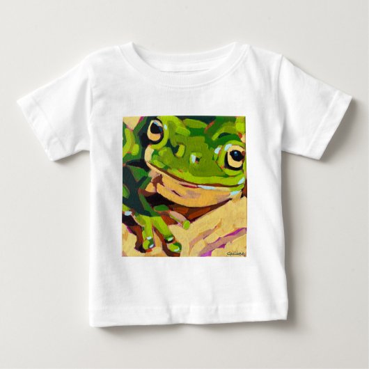 Frog Painting - Gift for Animal Lovers Baby T-shirt (Vorderseite)