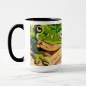 Frog Painting - Gift for Animal Lovers Tasse (Links)