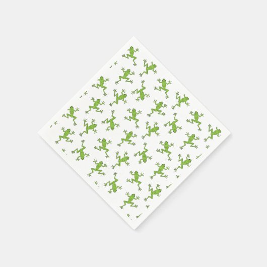 Frog Paper Serviette (Ecke)