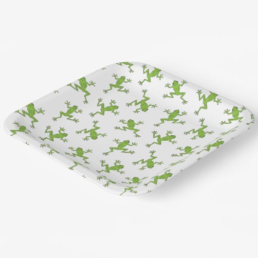 Frog Pappteller (Gewinkelt)