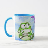 Frog Paraglider Funny Mug Tasse (Links)