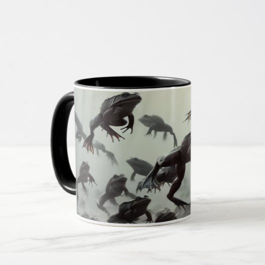 Frog Plague Coffee Mug Tasse (Vorderseite Links)