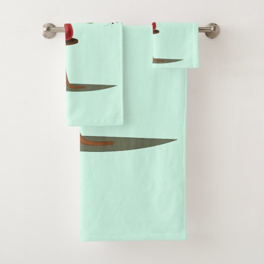 Frog Playing Gitarre Funny Bath Handtücher (Insitu)