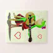 Frog Playing Gitarrenpuzzle Puzzle (Horizontal)