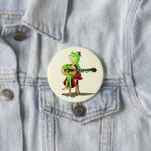 Frog Playing Guitar Button (Beispiel)