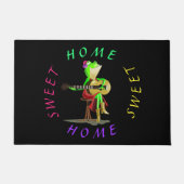 Frog Playing Guitar Funny Doormat Fußmatte (Vorderseite)