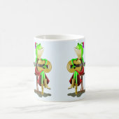 Frog Playing Guitar Funny Mug Kaffeetasse (Mittel)