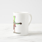 Frog Playing Guitar Porzellantasse (Vorderseite Rechts)