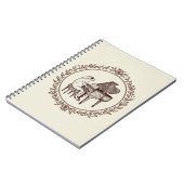 Frog Playing Piano Notizblock (Linke Seite)