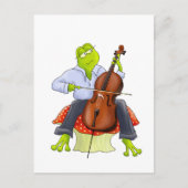 Frog Plays Cello Postkarte (Vorderseite)