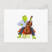 Frog Plays Cello Postkarte (Vorderseite)