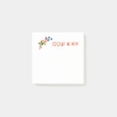 Frog Post-it®-Hinweise "FROGet me not!" Post-it Klebezettel (Vorderseite)