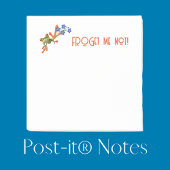 Frog Post-it®-Hinweise "FROGet me not!" Post-it Klebezettel