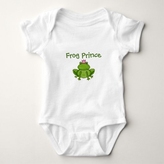 Frog Prince Baby Strampler (Vorderseite)