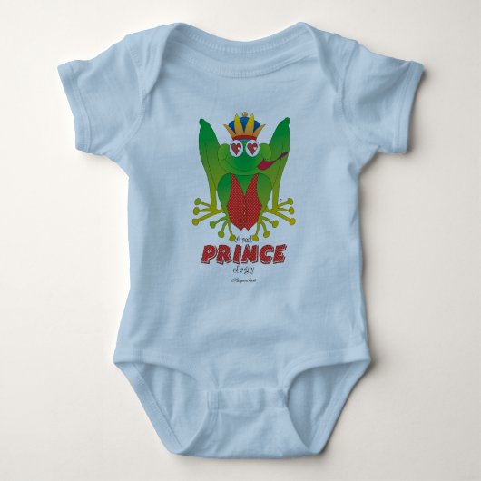 Frog Prince Baby Strampler (Vorderseite)
