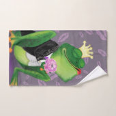 Frog Prince Bath Towesl Funny Badhandtuch Set (Handtuch)