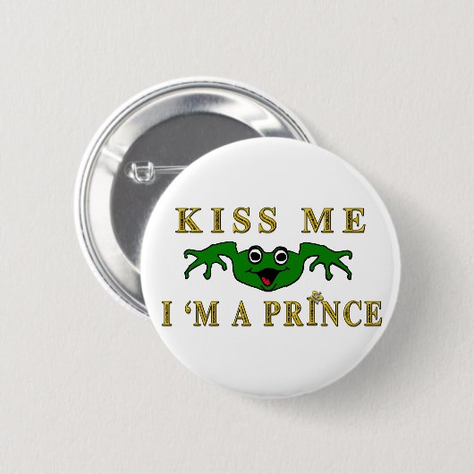 Frog Prince Button (Vorne & Hinten)
