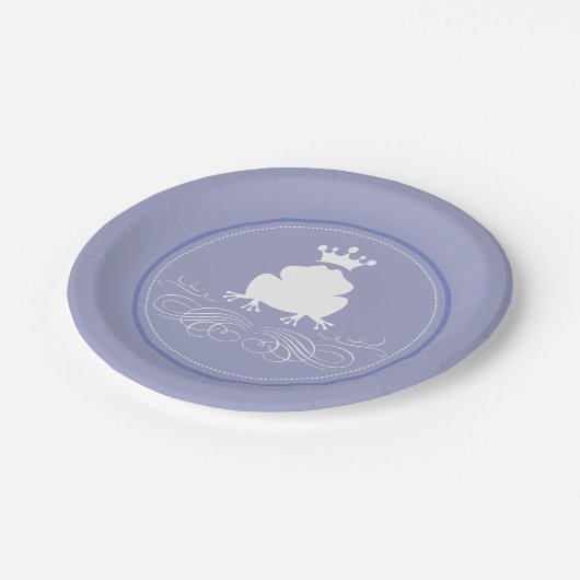 Frog Prince Charming | Brautparty Pappteller (Schrägansicht)