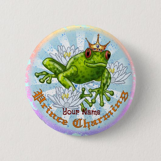 Frog Prince Charming Button (Vorderseite)