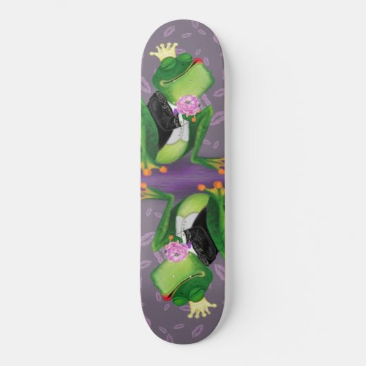 Frog Prince Fun Skateboard Kiss (Vorderseite)